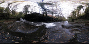 SX10607-10663 II Panorama waterfall in Caerfanell river, Brecon Beacons National Park.jpg